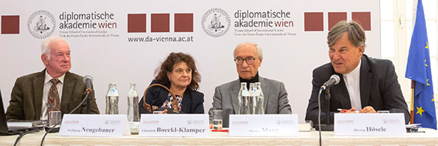 Dr. Wolfgang Neugebauer, Dr. Elisabeth Boeckl-Klamper, Mag. Dr. Thomas Mang