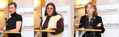 Dr. Christine Kanzler, Dr. Ilse Korotin, Mag. Karin Nusko