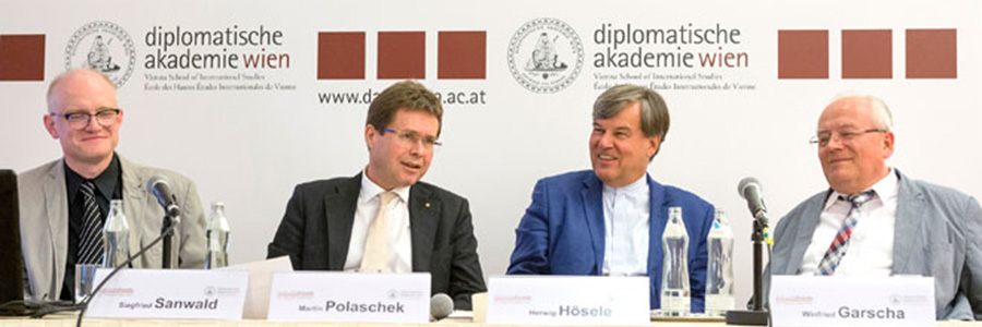 Prof. Martin F. Polaschek, Dr. Winfried R. Garscha, Mag. Siegfried Sanwald Prof. Martin F. Polaschek, Dr. Winfried R. Garscha, Mag. Siegfried Sanwald